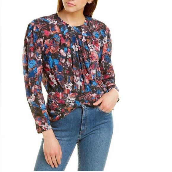 IRO Wolnie floral Top. Small - Picture 2 of 3